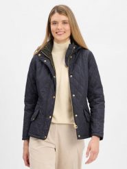 Barbour kurtka pikowana Kobiety Sztuczne włókno niebieski, 42. Niebieskie kurtki damskie Barbour, bez wzorów, z włókna, bez kaptura. Za 1,299.95 zł.