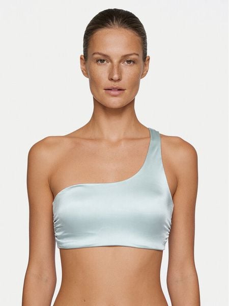 Calvin Klein Swimwear Góra od bikini LV00Q61114 Szary. Szare bikini damskie Calvin Klein Swimwear, bez wzorów. Za 269.99 zł.