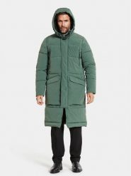 Didriksons Płaszcz zimowy Ejnar 504413 Zielony Regular Fit. Zielone płaszcze męskie Didriksons, na zimę, m, bez wzorów, z syntetyku. Za 1,799.00 zł.