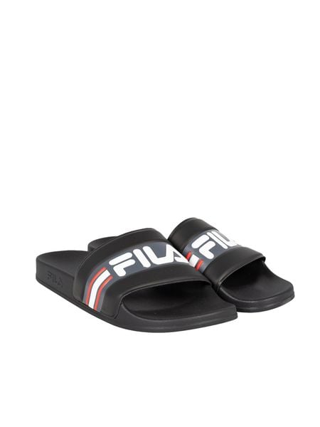 Fila Klapki "Oceano" | FFM0059 | Mężczyzna | Czarny. Czarne klapki i japonki męskie Fila, z materiału. W wyprzedaży za 99.00 zł.