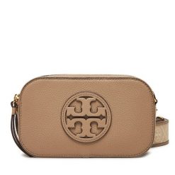 Torebka Tory Burch. Brązowe listonoszki damskie Tory Burch, bez wzorów, bez dodatków. Za 1,489.00 zł.