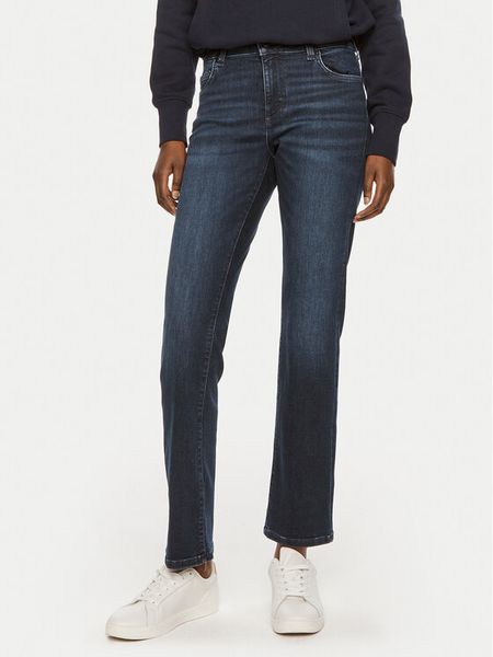 Mustang Jeansy Crosby 1013593 Granatowy Straight Fit. Niebieskie jeansy damskie Mustang. Za 309.99 zł.