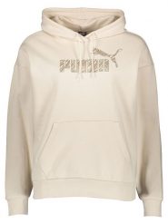 Puma Bluza "Essentials+" w kolorze beżowym rozmiar: L. Brązowe bluzy z kapturem damskie Puma, l. Za 202.45 zł.