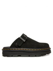 Dr. Martens Klapki Zebzag DM31657001 Czarny. Czarne klapki i japonki męskie Dr. Martens, z nubiku. Za 569.99 zł.