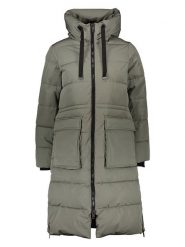 MOSS COPENHAGEN Płaszcz zimowy "Pavinaria" w kolorze khaki rozmiar: M/L. Brązowe płaszcze damskie MOSS COPENHAGEN, na zimę, l, bez wzorów, z puchu. Za 439.24 zł.
