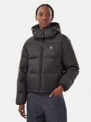 Calvin Klein Jeans Kurtka puchowa Essential LV047H500G Czarny Relaxed Fit. Czarne kurtki damskie Calvin Klein Jeans, xxl, bez wzorów, z jeansu, bez kaptura. Za 949.99 zł.