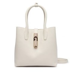 Torebka Furla. Białe torebki klasyczne damskie Furla, bez wzorów, bez dodatków. Za 1,389.00 zł.
