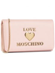 LOVE MOSCHINO Torebka JC4057PP1BLE0600 Różowy. Czerwone torebki klasyczne damskie Love Moschino, bez wzorów, ze skóry, bez dodatków. Za 529.00 zł.