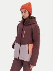 Roxy Kurtka narciarska Stormdash ERJTJ03520 Bordowy Tailored Fit. Czerwone kurtki narciarskie i snowboardowe damskie Roxy, l, bez wzorów, z syntetyku, bez kaptura, narciarskie. Za 959.99 zł.