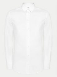Dolce&Gabbana Koszula G5EJ0T GG826 W0800 Biały Slim Fit. Białe koszule męskie Dolce&Gabbana, m, bez wzorów, z bawełny, bez kołnierzyka, bez ramiączek. Za 2,119.00 zł.