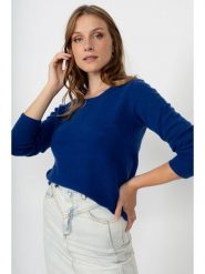 Perfect Cashmere Kaszmirowy sweter "Marya" w kolorze niebieskim rozmiar: S. Niebieskie swetry klasyczne damskie Perfect Cashmere, s, z kaszmiru, bez kołnierzyka. Za 434.99 zł.