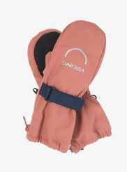 Rękawiczki dziecięce Viking Footwear Alv Winter Mittens. Czerwone rękawiczki dziecięce VIKING, z gumy, bez ramiączek. Za 84.69 zł.