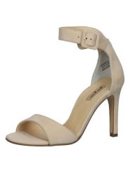 Paul Green Skórzane sandały w kolorze beżowym rozmiar: 37,5. Brązowe sandały damskie Paul Green, bez wzorów, bez obcasa, na koturnie. Za 200.60 zł.