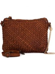 Anna Morellini Skórzana torebka "Laura" w kolorze brązowym - 23 x 17 x 1 cm rozmiar: onesize. Brązowe torebki klasyczne damskie Anna Morellini, bez wzorów, z materiału, bez dodatków. Za 252.99 zł.