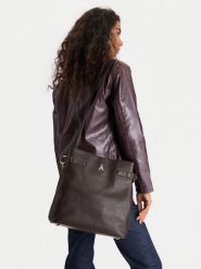 Patrizia Pepe Torebka 2B0150/L162-B856 Brązowy. Brązowe torebki klasyczne damskie Patrizia Pepe, bez wzorów, ze skóry, bez dodatków. Za 1,029.00 zł.