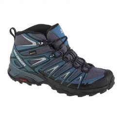Buty trekkingowe męskie Salomon X Ultra Pioneer Mid Gtx. Szare buty trekkingowe męskie Salomon, z gumy, za kostkę, bez zapięcia, trekkingowe. Za 694.00 zł.