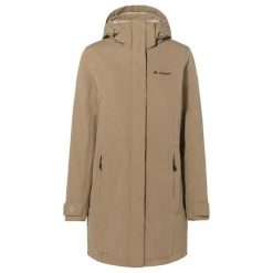Parka dla kobiet VAUDE Skomer Wool II. Brązowe parki damskie Vaude, bez wzorów. W wyprzedaży za 1,586.75 zł.