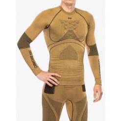 Bluza termoaktywna męska X-Bionic Radiactor 4.0 L/S. Brązowe bluzy bez kaptura męskie XBIONIC, l. Za 513.99 zł.