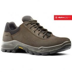 Buty Trekkingowe dla dorosłych Alpina Prima Low Vibram. Brązowe buty trekkingowe męskie Alpina, bez zapięcia, trekkingowe. Za 550.00 zł.