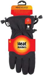 Rękawiczki softshell Heat Holders Revelstoke, czarne. Czarne rękawiczki damskie HEAT HOLDERS, na zimę, bez wzorów, z elastanu. Za 246.99 zł.