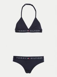 Tommy Hilfiger Strój kąpielowy UG0UG00799 Granatowy. Niebieskie stroje kąpielowe dziewczęce Tommy Hilfiger, bez wzorów, z syntetyku. Za 209.99 zł.