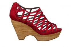 Sandały Rocketdog LOOKOUT Dark Red, Czerwony, Materiał - 41. Czerwone sandały damskie Rocket Dog, bez wzorów, z materiału, bez obcasa, na koturnie. W wyprzedaży za 44.10 zł.