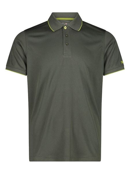 Cmp Funkcyjna koszulka polo w kolorze khaki rozmiar: 46. Brązowe koszulki polo męskie CMP, bez wzorów, bez ramiączek. Za 62.45 zł.