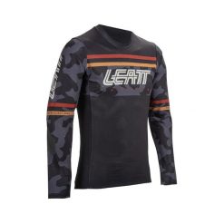 Koszulka rowerowa LEATT Jersey MTB Gravity 4.0. Czarne t-shirty sportowe męskie LEATT, xl, z jersey, bez ramiączek, rowerowe. Za 369.35 zł.
