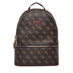 Plecak Guess. Brązowe plecaki damskie Guess, z aplikacjami. Za 639.99 zł.
