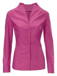 Heine Bluzka w kolorze różowym rozmiar: 48. Różowe bluzki damskie Heine, bez wzorów, z bawełny, bez kołnierzyka, bez ramiączek. Za 113.63 zł.