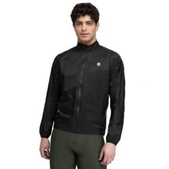 Kurtka rowerowa przeciwdeszczowa męska J2 Tourmalet. Czarne kurtki męskie SIROKO, m, bez wzorów, z nylonu. W wyprzedaży za 378.00 zł.