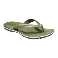 Japonki plażowe dla dorosłych Crocs Crocband Flip. Szare klapki i japonki męskie Crocs. Za 139.00 zł.