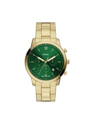 Fossil Zegarek Neutra FS6164 Złoty. Żółte zegarki męskie Fossil, ze stali. Za 869.99 zł.