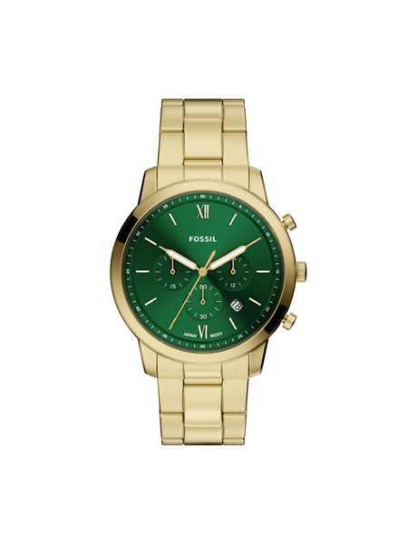 Fossil Zegarek Neutra FS6164 Złoty. Żółte zegarki męskie Fossil, ze stali. Za 869.99 zł.