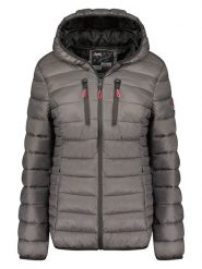 Canadian Peak Kurtka pikowana "Alareak" w kolorze szarym rozmiar: XL. Szare kurtki damskie Canadian Peak, xl, z aplikacjami, bez kaptura. Za 181.76 zł.