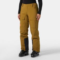 Spodnie narciarskie cargo damskie Helly Hansen Switch 2.0. Brązowe spodnie dresowe damskie Helly Hansen, na zimę, bez wzorów. Za 921.50 zł.