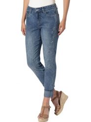 Heine Dżinsy - Skinny fit - w kolorze niebieskim rozmiar: 42. Niebieskie jeansy damskie Heine. Za 72.95 zł.