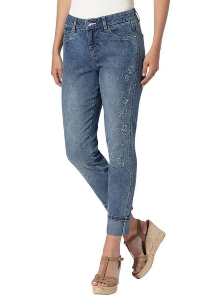 Heine Dżinsy - Skinny fit - w kolorze niebieskim rozmiar: 50. Niebieskie jeansy damskie Heine. Za 77.95 zł.