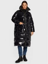 Calvin Klein Płaszcz zimowy High Shine K20K204687 Czarny Regular Fit. Czarne płaszcze damskie CALVIN KLEIN, na zimę, s, bez wzorów, z syntetyku. Za 1,479.00 zł.