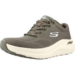 Buty SKECHERS ARCH FIT 2.0 BIG LEAGUE Zielony. Zielone obuwie treningowe damskie Skechers, na fitness i siłownię. Za 302.99 zł.