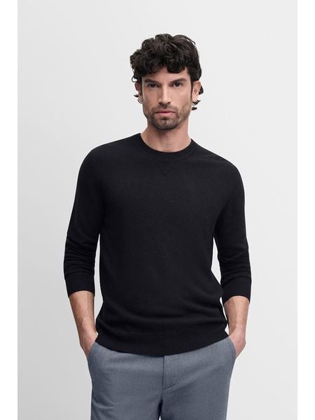 Cinque Sweter ''Ciround" w kolorze czarnym rozmiar: XL. Czarne swetry męskie Cinque, xl, bez wzorów, ze splotem, bez kołnierzyka. Za 184.95 zł.
