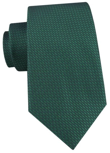 Męski Krawat Alties - Zieleń Butelkowa, Mikrofaktura. Zielone krawaty i muchy męskie Alties, bez wzorów, z tkaniny, eleganckie. Za 55.00 zł.