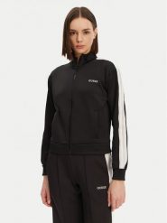 Guess Bluza V5GQ18 KCRU2 Czarny Regular Fit. Czarne bluzy bez kaptura damskie Guess, s, z syntetyku. Za 239.99 zł.