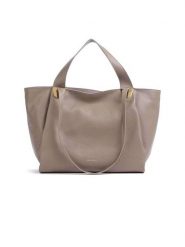 COCCINELLE Skórzana torebka w kolorze szarobrązowym - 35 x 29 x 19 cm rozmiar: onesize. Brązowe torebki klasyczne damskie Coccinelle, bez wzorów, z materiału, bez dodatków. Za 959.56 zł.