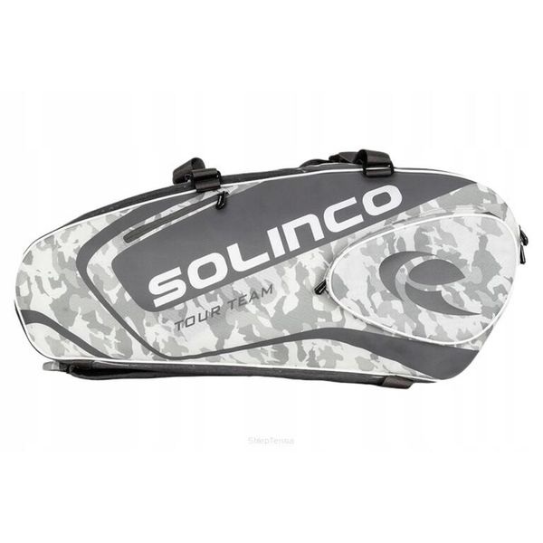 Torba tenisowa Solinco Racquet Bag 6 biała camo. Białe torebki klasyczne damskie SOLINCO, bez wzorów, bez dodatków. Za 379.00 zł.