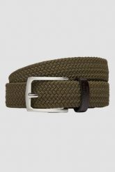 AERONAUTICA MILITARE Zielony męski pasek, Rozmiar 100. Zielone paski męskie AERONAUTICA MILITARE, bez wzorów, militarne. W wyprzedaży za 229.99 zł.
