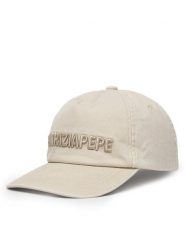 Patrizia Pepe Czapka z daszkiem 8F0108/A708-W411 Beżowy. Brązowe czapki z daszkiem damskie Patrizia Pepe, bez wzorów, z bawełny. Za 239.99 zł.