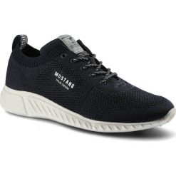 Granatowe Sneakersy Damskie Mustang Sportowe Buty. Niebieskie buty sportowe na co dzień damskie Mustang, bez wzorów, trekkingowe. Za 189.00 zł.