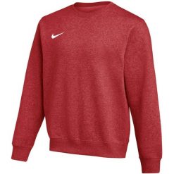 Bluza męska Nike Park 26 Fleece Crew. Czerwone bluzy bez kaptura męskie Nike, m, z bawełny. Za 167.99 zł.