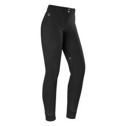 Spodnie konkursowe full gip damskie ELT Comfort Heat. Czarne spodnie materiałowe damskie ELT, bez wzorów, eleganckie, z podwyższonym stanem. Za 469.50 zł.